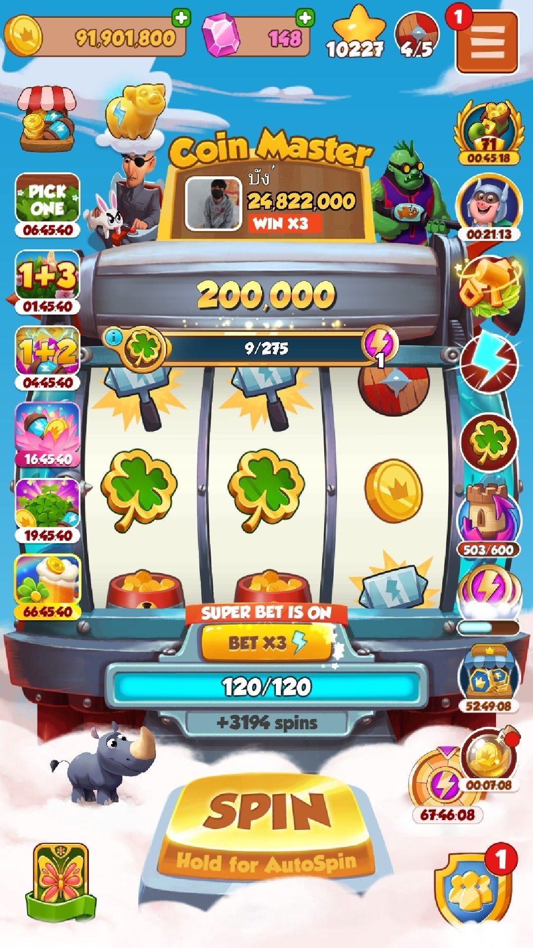 Cash Hoard Casino game